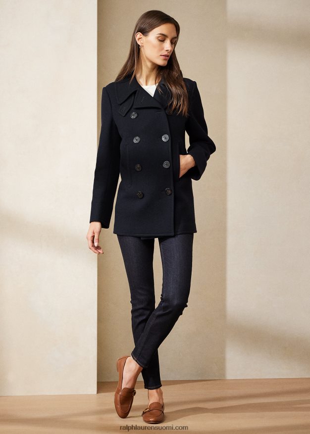 Ralph Lauren naiset riikin takki 0Z24ZR9137 keskiyöllä