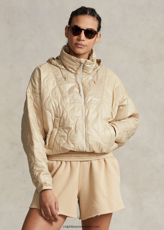 Ralph Lauren naiset ripstop pakattava takki 0Z24ZR3110 dyynirusketus