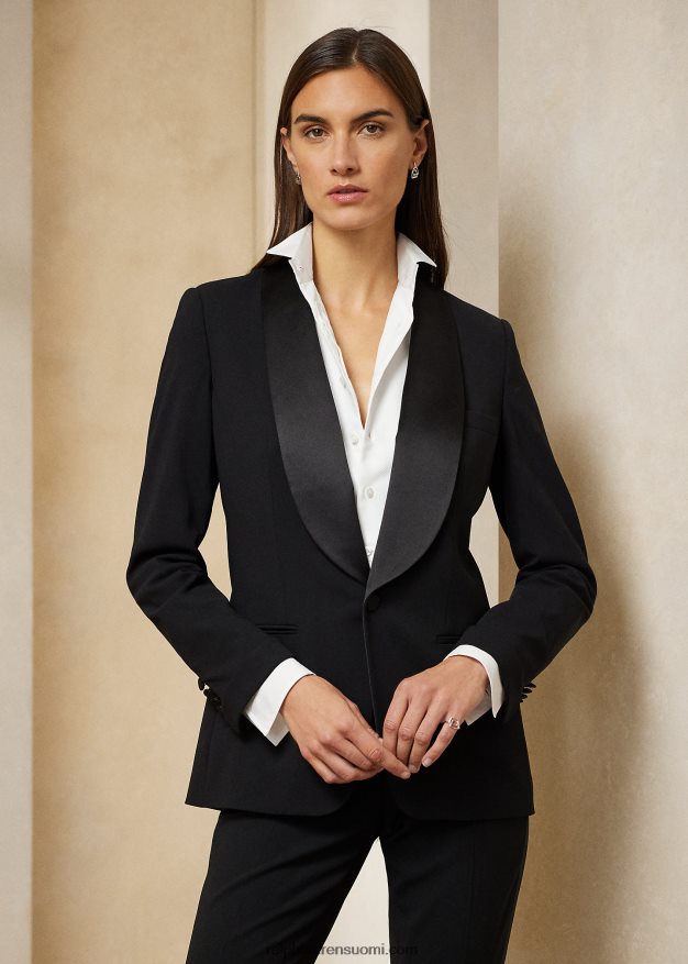 Ralph Lauren naiset sahausvillainen smokkitakki 0Z24ZR3439 musta