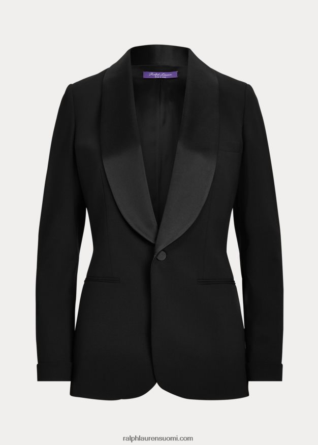 Ralph Lauren naiset sahausvillainen smokkitakki 0Z24ZR3439 musta