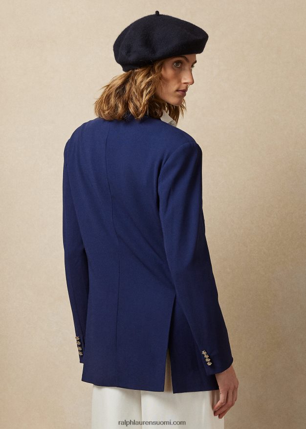 Ralph Lauren naiset shelden villainen kreppitakki 0Z24ZR3504 lux laivasto