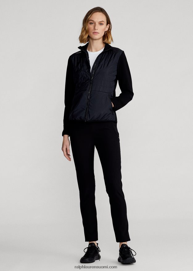 Ralph Lauren naiset täysvetoketjullinen hybriditakki 0Z24ZR3754 musta