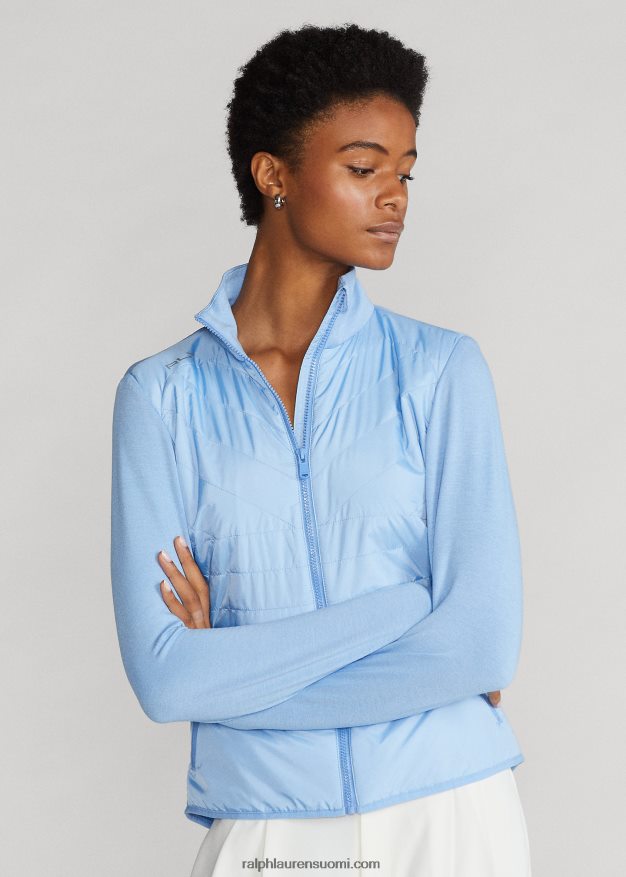 Ralph Lauren naiset tikattu vetoketjullinen hybriditakki 0Z24ZR9499