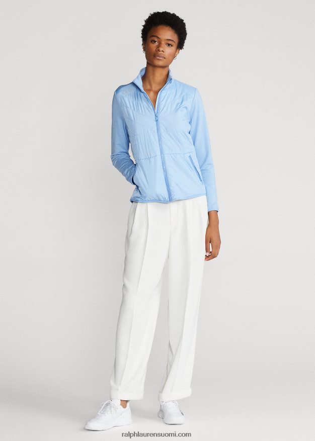 Ralph Lauren naiset tikattu vetoketjullinen hybriditakki 0Z24ZR9499