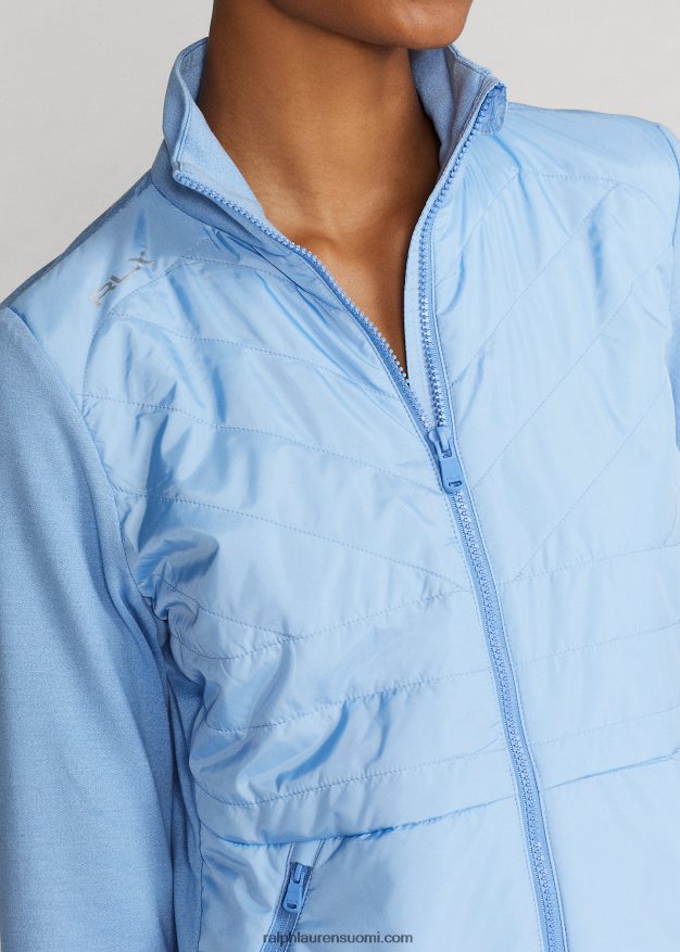 Ralph Lauren naiset tikattu vetoketjullinen hybriditakki 0Z24ZR9499