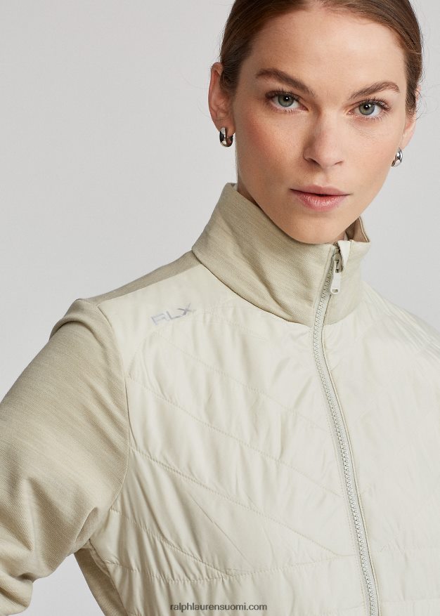 Ralph Lauren naiset tikattu vetoketjullinen hybriditakki 0Z24ZR9500