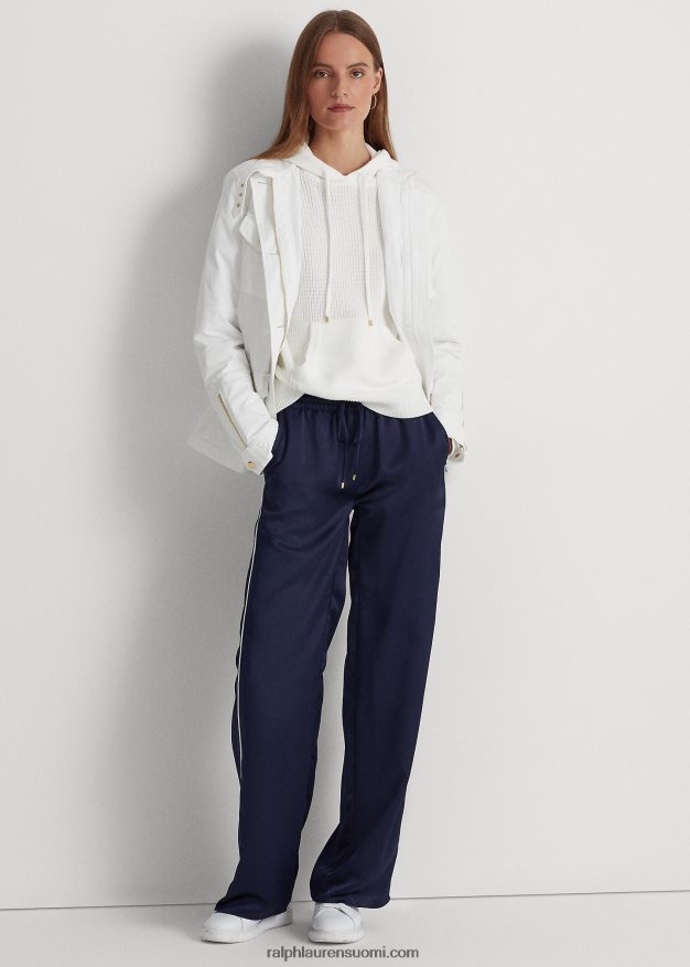 Ralph Lauren naiset vettä hylkivä taft-kenttätakki 0Z24ZR9542 valkoinen