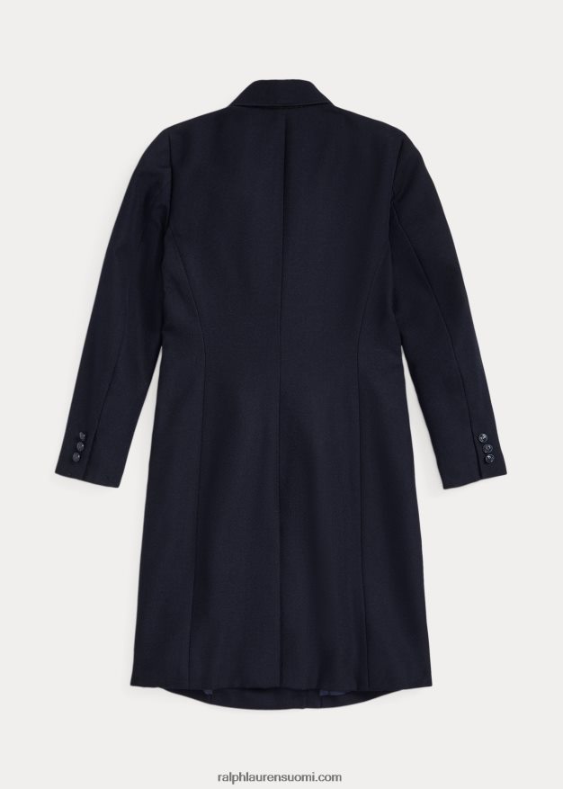 Ralph Lauren naiset villainen serge takki 0Z24ZR3674 laivasto