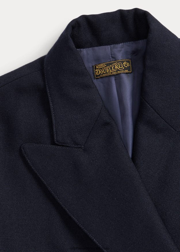 Ralph Lauren naiset villainen serge takki 0Z24ZR3674 laivasto