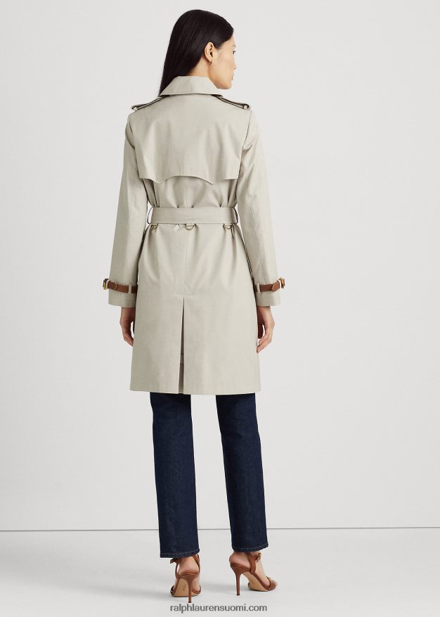 Ralph Lauren naiset vyöllinen trenssitakki 0Z24ZR4141 pergamentti kerma