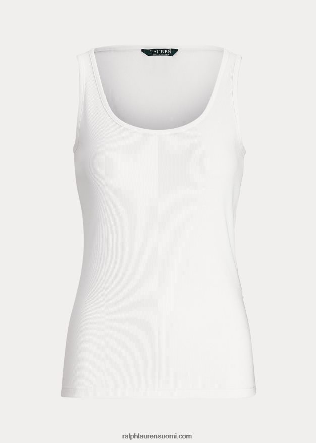 Ralph Lauren naiset puuvillasekoitettu toppi 0Z24ZR3824 valkoinen