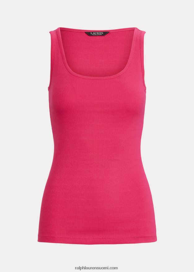 Ralph Lauren naiset puuvillasekoitettu toppi 0Z24ZR3825 urheilu pinkki