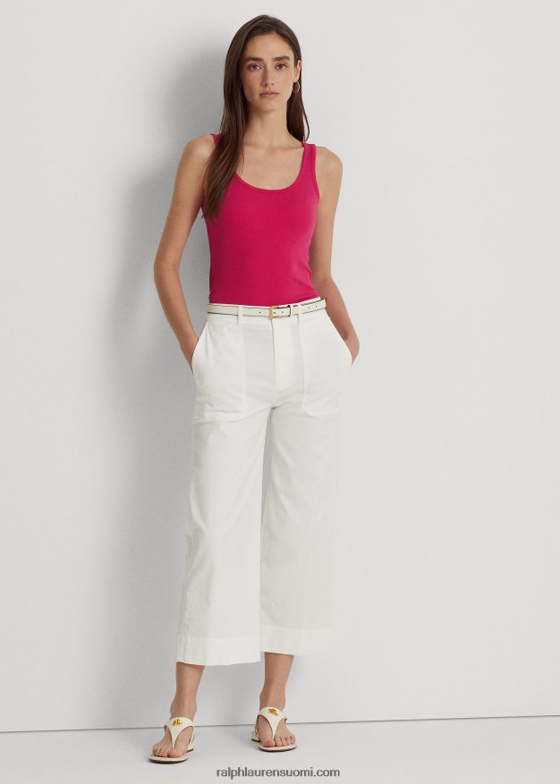 Ralph Lauren naiset puuvillasekoitettu toppi 0Z24ZR3825 urheilu pinkki