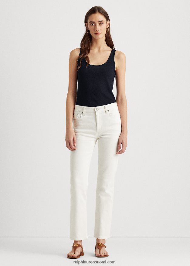 Ralph Lauren naiset puuvillasekoitettu toppi 0Z24ZR3828 laivasto