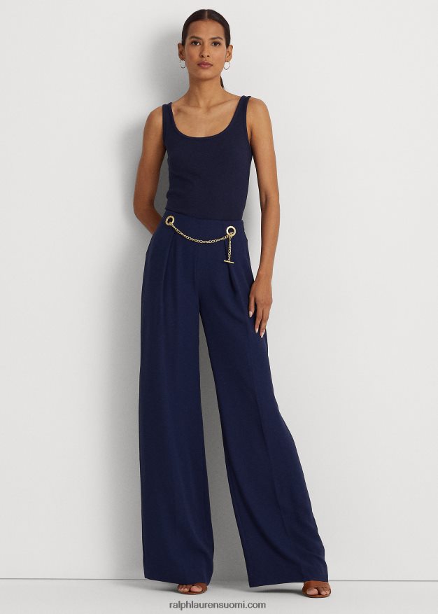 Ralph Lauren naiset puuvillasekoitettu toppi 0Z24ZR3829 hienostunut laivasto