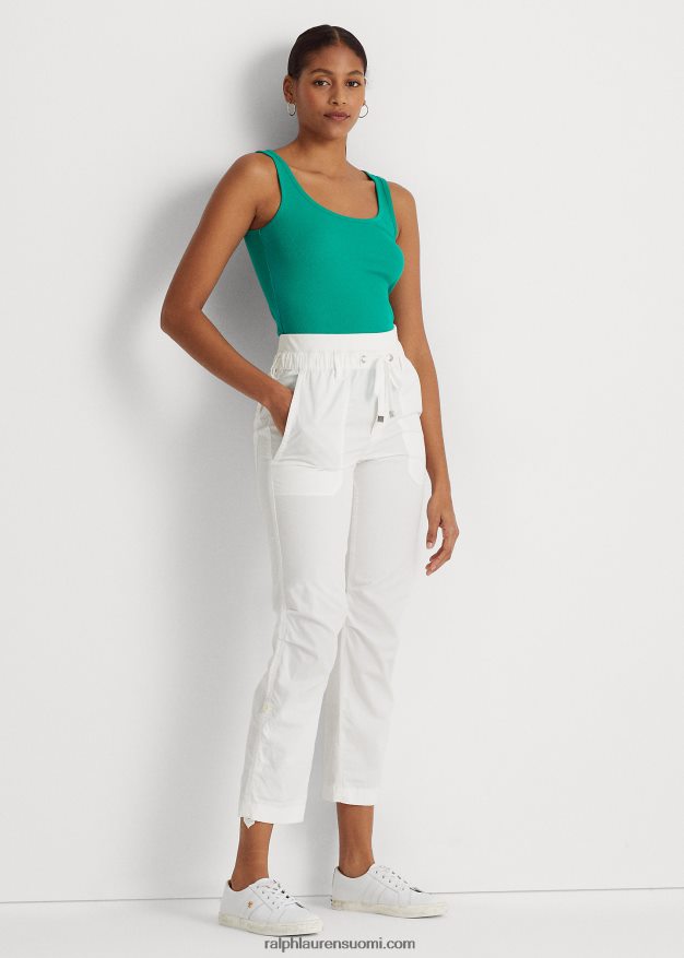 Ralph Lauren naiset puuvillasekoitettu toppi 0Z24ZR4309 palmun lehtiä