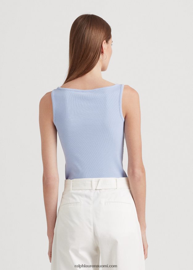 Ralph Lauren naiset puuvillasekoitettu toppi 0Z24ZR4313 kivinen sininen