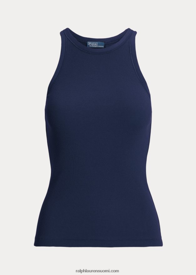 Ralph Lauren naiset resori puuvillainen toppi 0Z24ZR2870 newportin laivasto