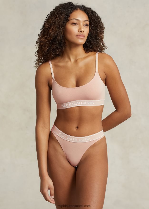 Ralph Lauren naiset toistologolla rajattu kauhasäiliö 0Z24ZR3384 savi