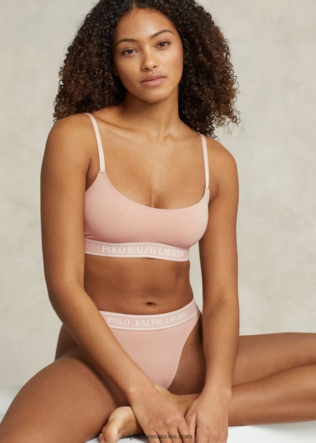 Ralph Lauren naiset toistologolla rajattu kauhasäiliö 0Z24ZR3384 savi