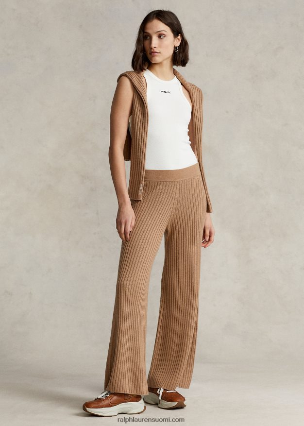 Ralph Lauren naiset uurrettu Racerback tankki 0Z24ZR9179 keraaminen valkoinen