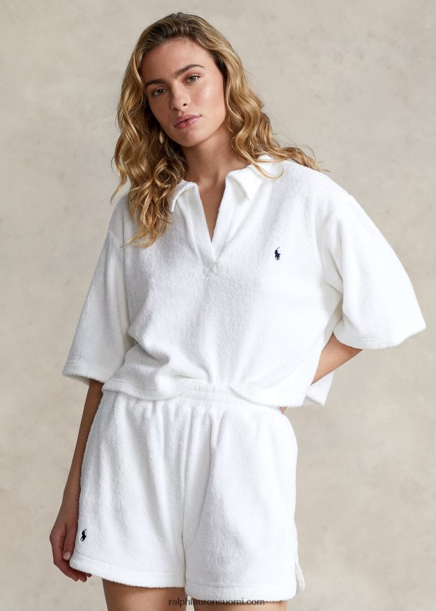 Ralph Lauren naiset Terry poolopaita ja lyhyt peittosarja 0Z24ZR3291