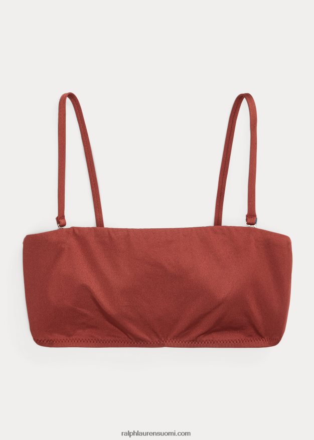Ralph Lauren naiset bandeau-bikinipaita 0Z24ZR3140 sienna