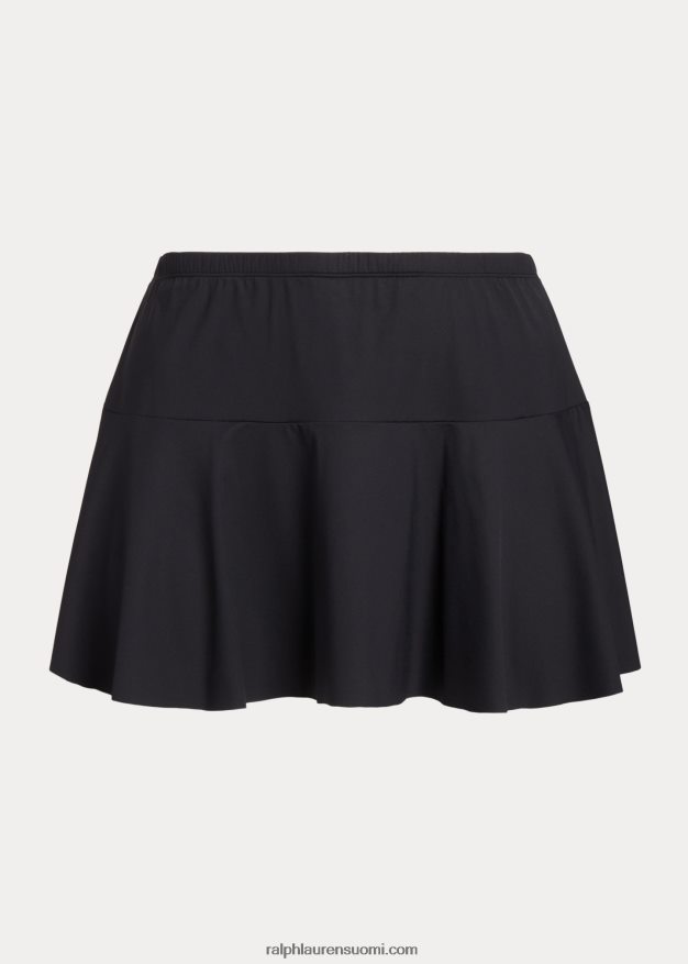 Ralph Lauren naiset hameellinen hipster-bikinialaosa 0Z24ZR4586 musta