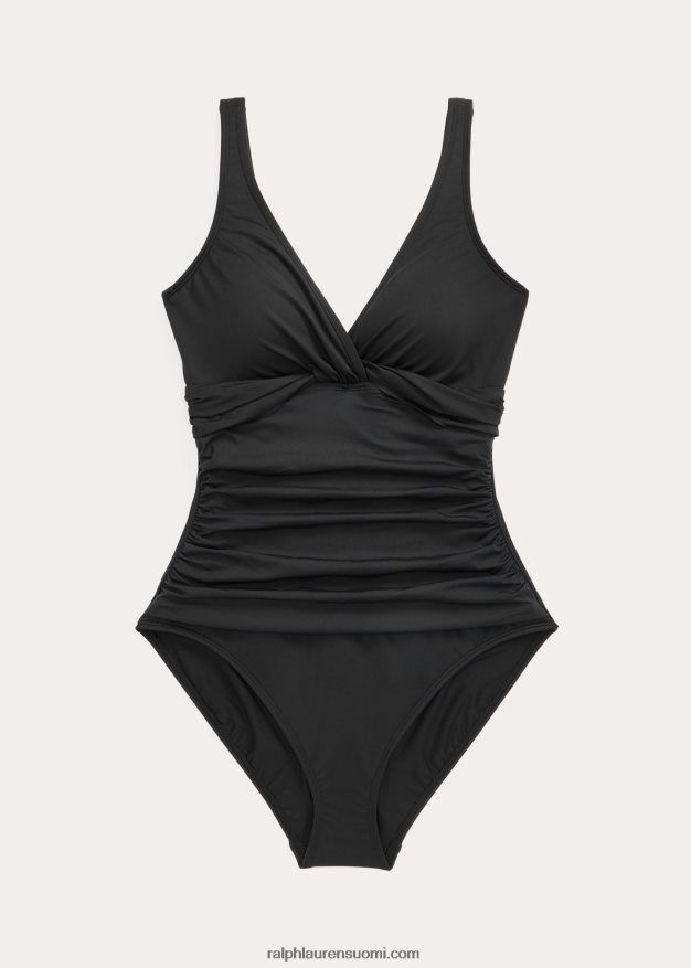 Ralph Lauren naiset kierretty yksiosainen 0Z24ZR4205 musta