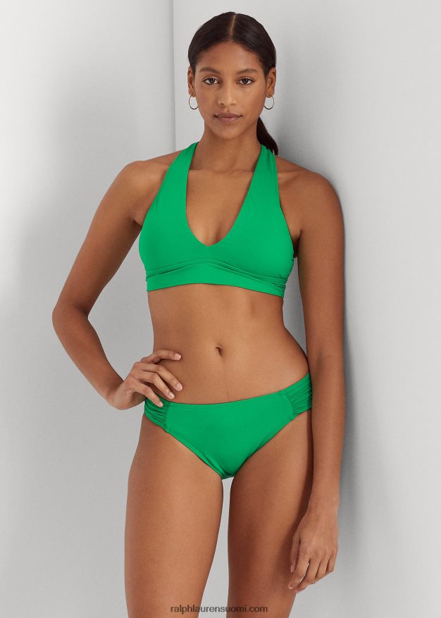Ralph Lauren naiset kiinteä hipster-bikinipohja 0Z24ZR4159 cabanan vihreä