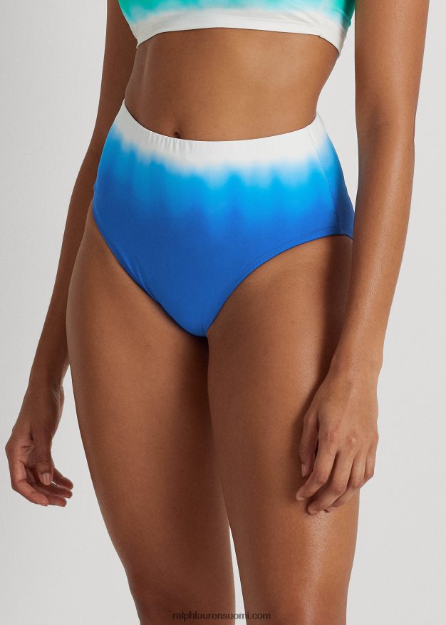 Ralph Lauren naiset ombre korkeavyötäröinen bikinialaosa 0Z24ZR4156 multi