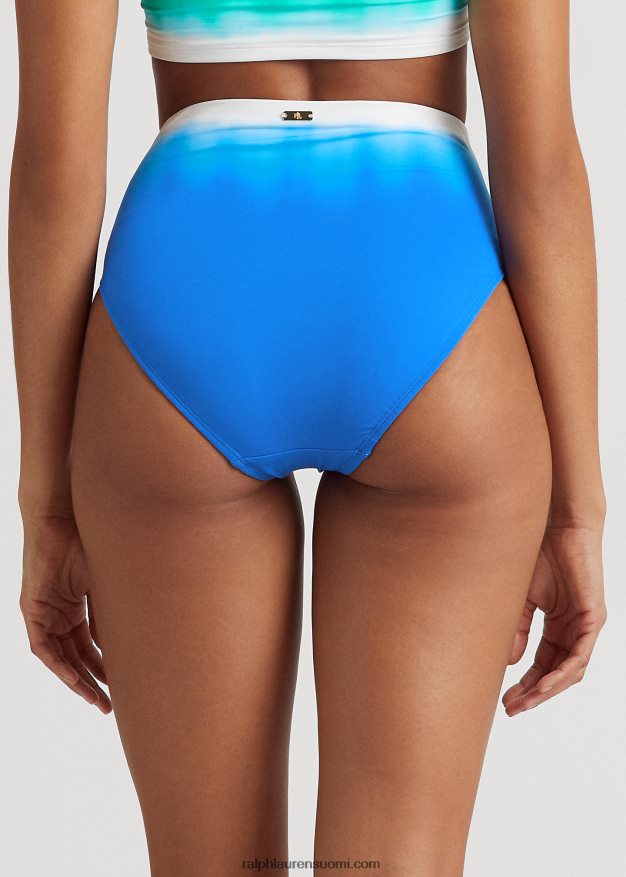 Ralph Lauren naiset ombre korkeavyötäröinen bikinialaosa 0Z24ZR4156 multi