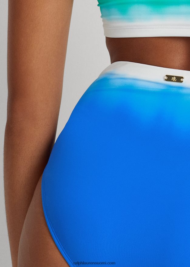 Ralph Lauren naiset ombre korkeavyötäröinen bikinialaosa 0Z24ZR4156 multi