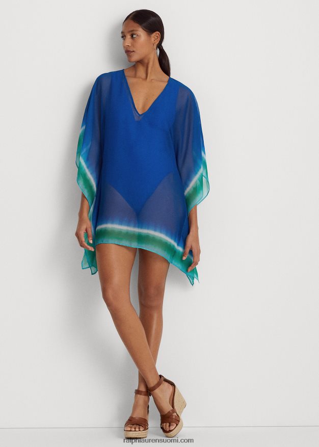 Ralph Lauren naiset ombre ryppyinen sifonkipeite 0Z24ZR9431 multi