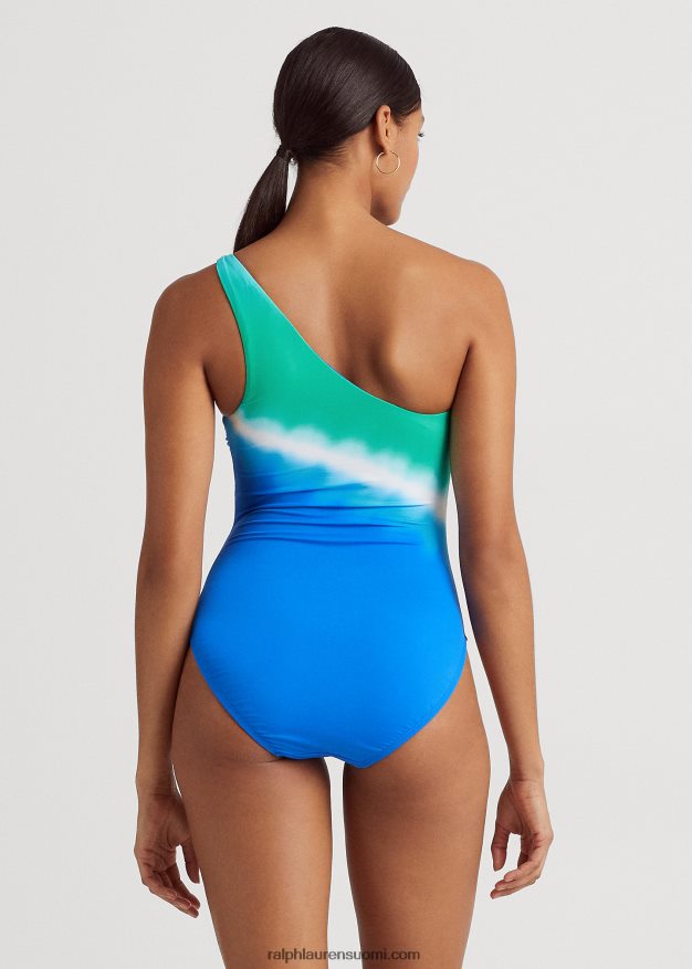 Ralph Lauren naiset ombre yksiolkainen yksiosainen 0Z24ZR4157 multi