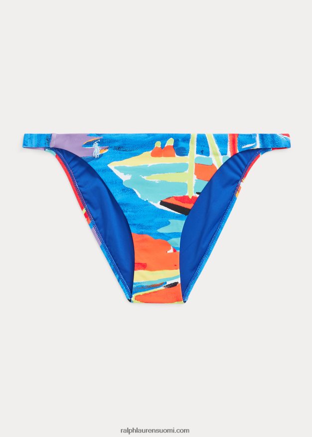 Ralph Lauren naiset painatus sivupaneeli hipster bikinipohja 0Z24ZR3298 multi