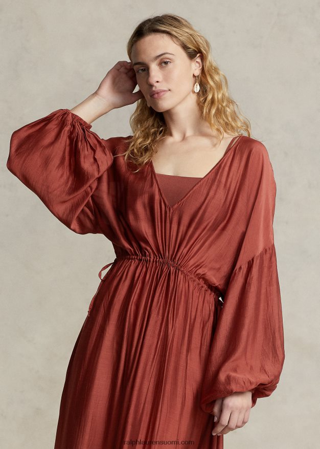 Ralph Lauren naiset paitapusero-hihansuojus 0Z24ZR3142 sienna