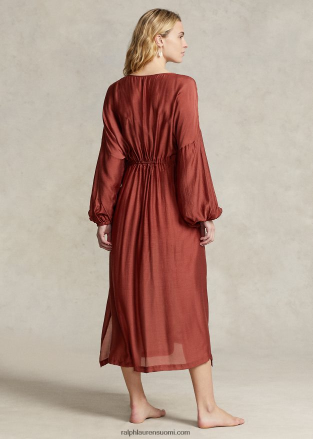 Ralph Lauren naiset paitapusero-hihansuojus 0Z24ZR3142 sienna