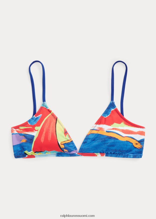 Ralph Lauren naiset printtikolmio bikinipaita 0Z24ZR3292 multi