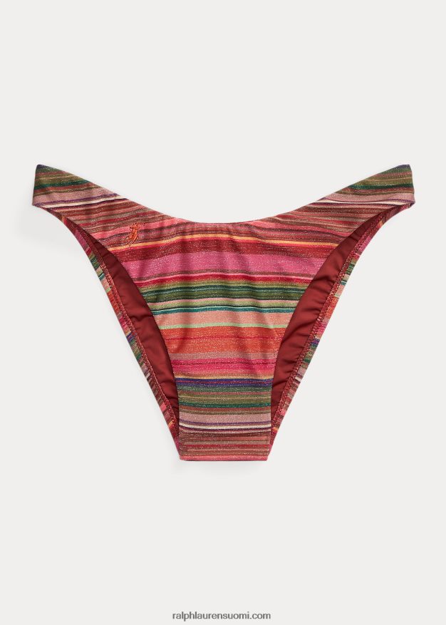 Ralph Lauren naiset raidallinen hipster-bikinipohja 0Z24ZR3138 multi