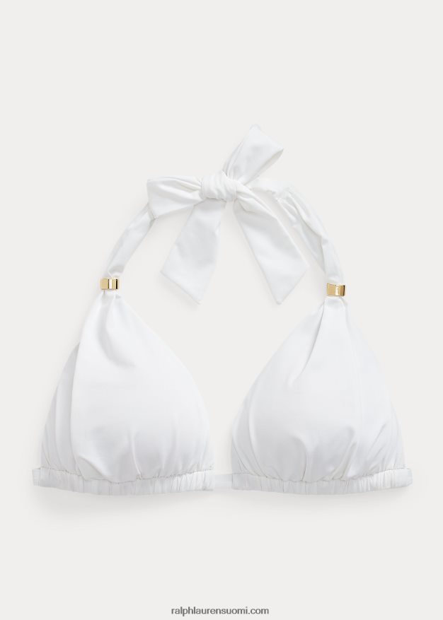 Ralph Lauren naiset riimullinen bikinipaita 0Z24ZR4210 valkoinen