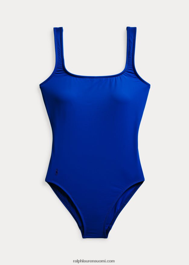 Ralph Lauren naiset scoopback yksiosainen uimapuku 0Z24ZR3310 ultramariini