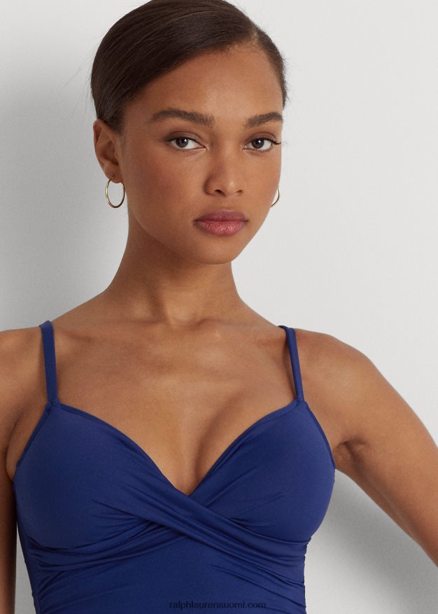 Ralph Lauren naiset surplice tankini 0Z24ZR4213 safiiri