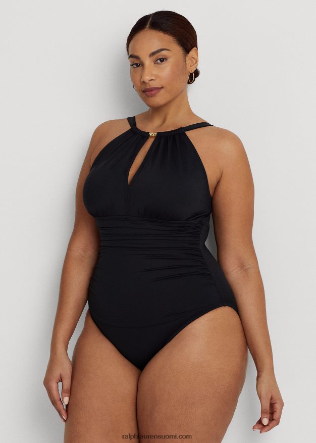 Ralph Lauren naiset yksiosainen korkeapääntie 0Z24ZR4584 musta