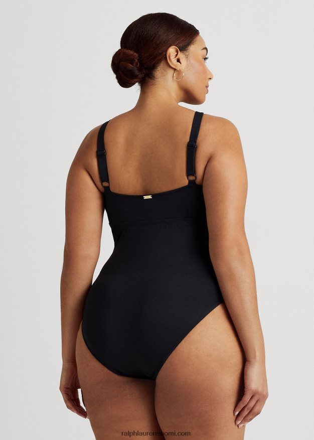 Ralph Lauren naiset yksiosainen korkeapääntie 0Z24ZR4584 musta