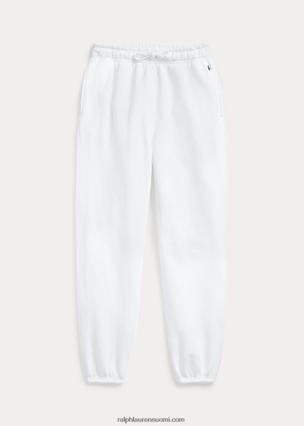 Ralph Lauren naiset fleece-urheiluhousut 0Z24ZR9102 valkoinen
