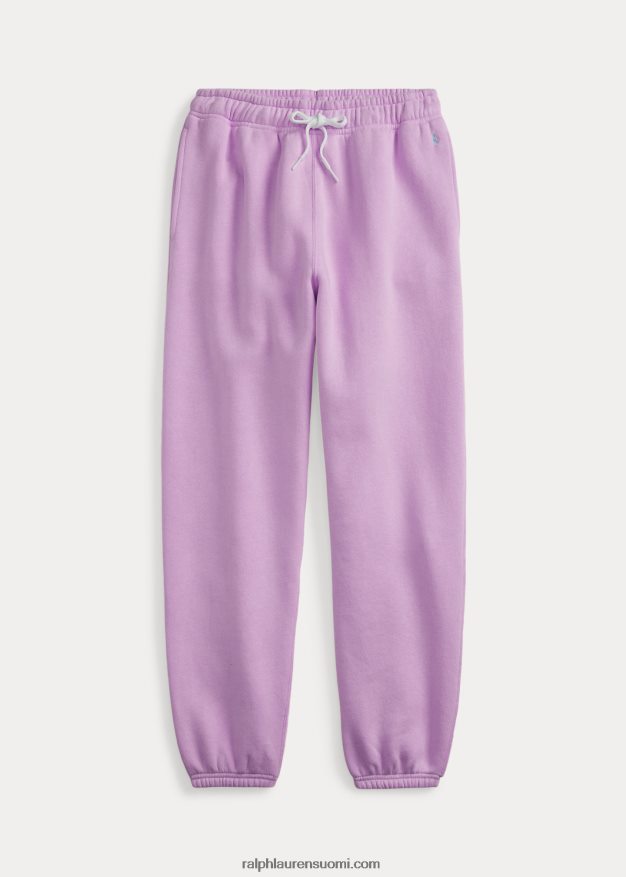 Ralph Lauren naiset fleece-urheiluhousut 0Z24ZR9105 pehmeä lila