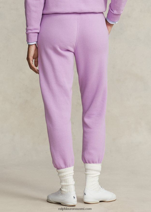 Ralph Lauren naiset fleece-urheiluhousut 0Z24ZR9105 pehmeä lila