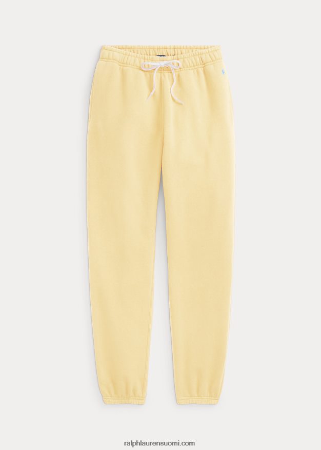 Ralph Lauren naiset fleece-urheiluhousut 0Z24ZR9106 t linnun keltainen