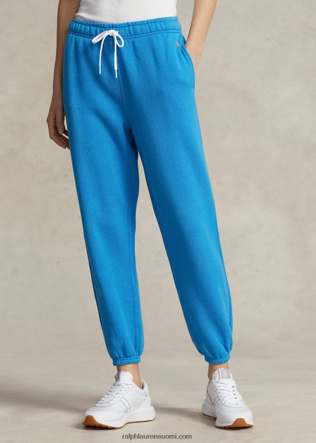 Ralph Lauren naiset fleece-urheiluhousut 0Z24ZR9107 jäätikön turkoosi